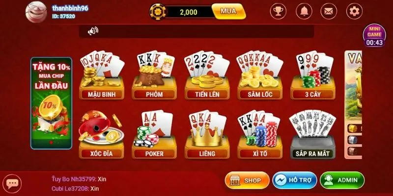 Game bài truyền thống là lựa chọn lý tưởng cho người mới chơi.