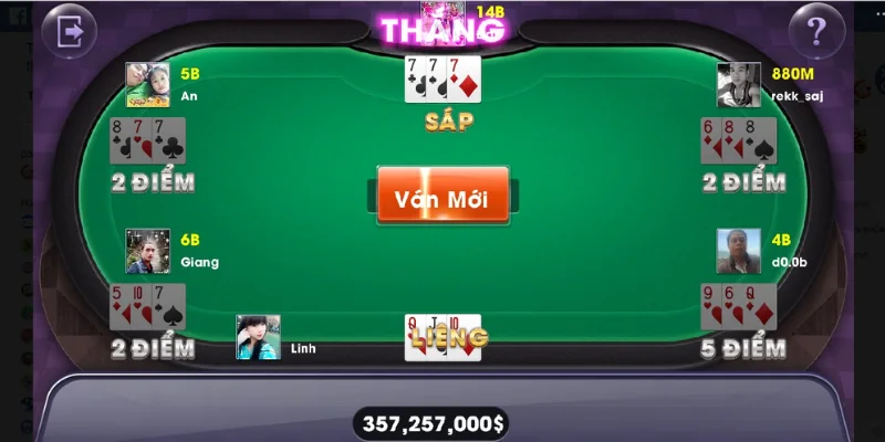 Luật chơi liêng đơn giản nhất