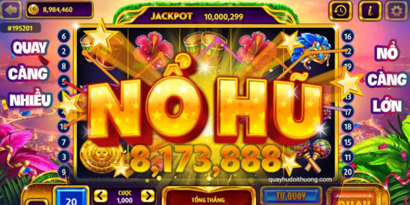 Giao diện game nổ hủ đổi tiền đẹp mắt và hấp dẫn